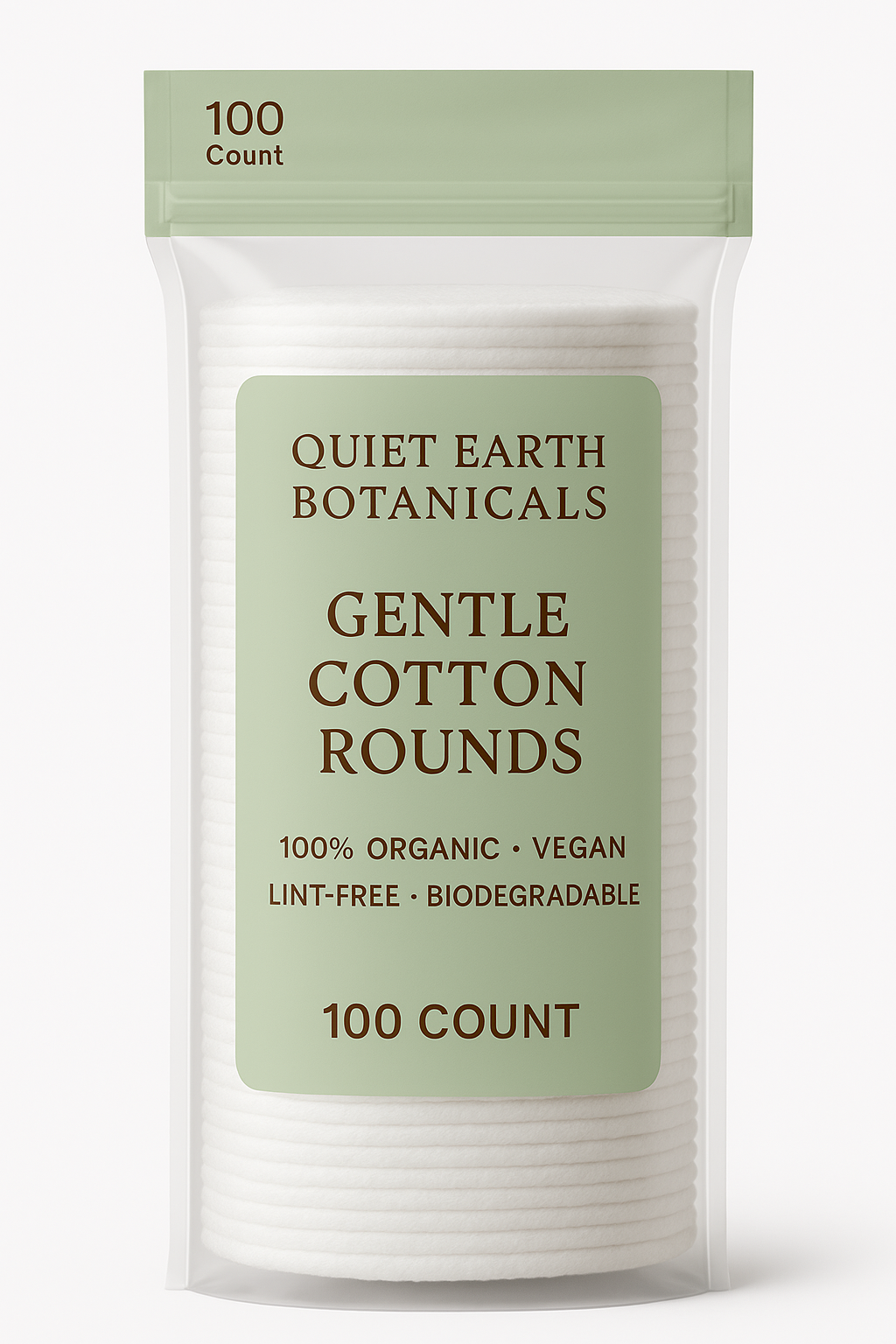 Gentle Cotton Rounds – 100 Count
