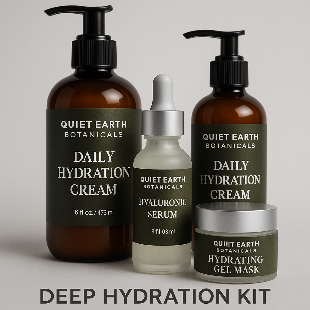 Deep Hydration Kit – 4-Piece Botanical Skincare Set